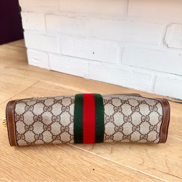 Gucci Authentic Monogram Sherry Line Clutch / Shoulder Bag - Picture 5 of 10